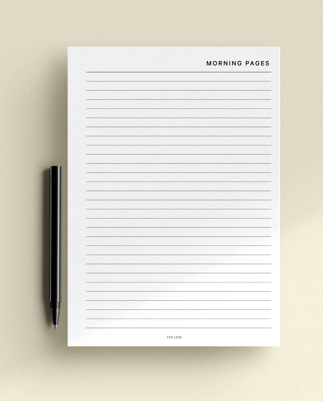 Classic Morning Pages Planner Inserts