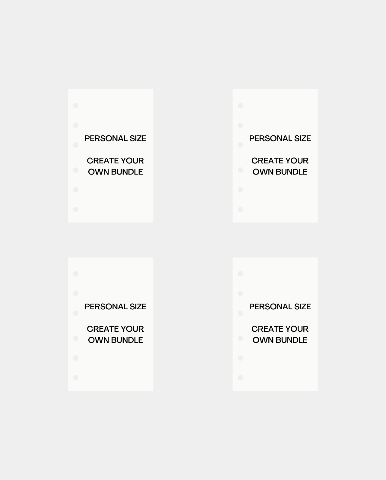 Personal Size Planner Starter Kit