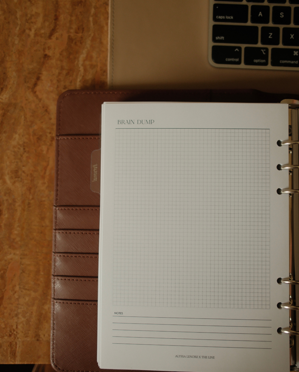 Brain Dump Grid Notes Planner Inserts | Alyssa Lenore x The Line