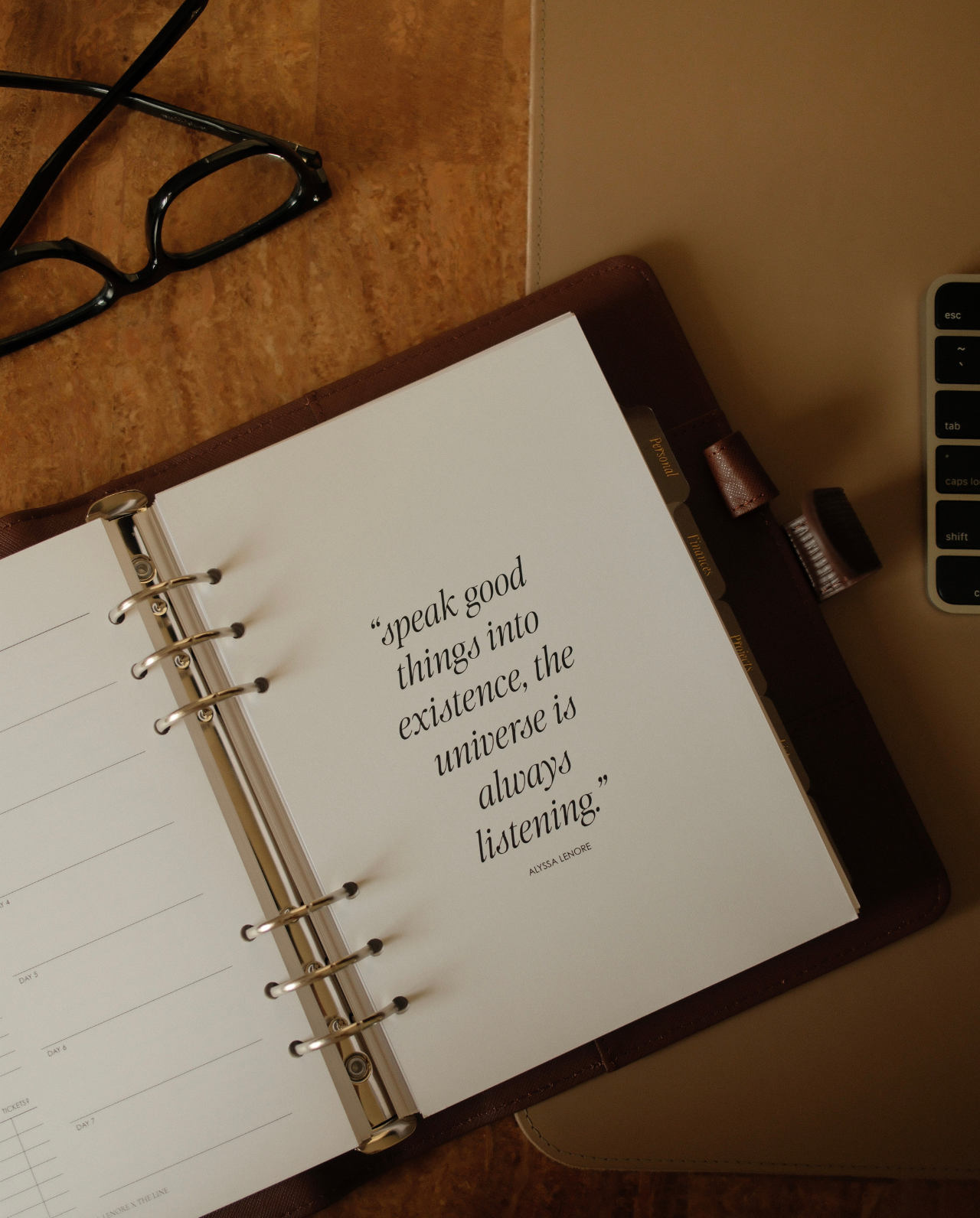 Speak Good Things Dashboard | Alyssa Lenore x The Line