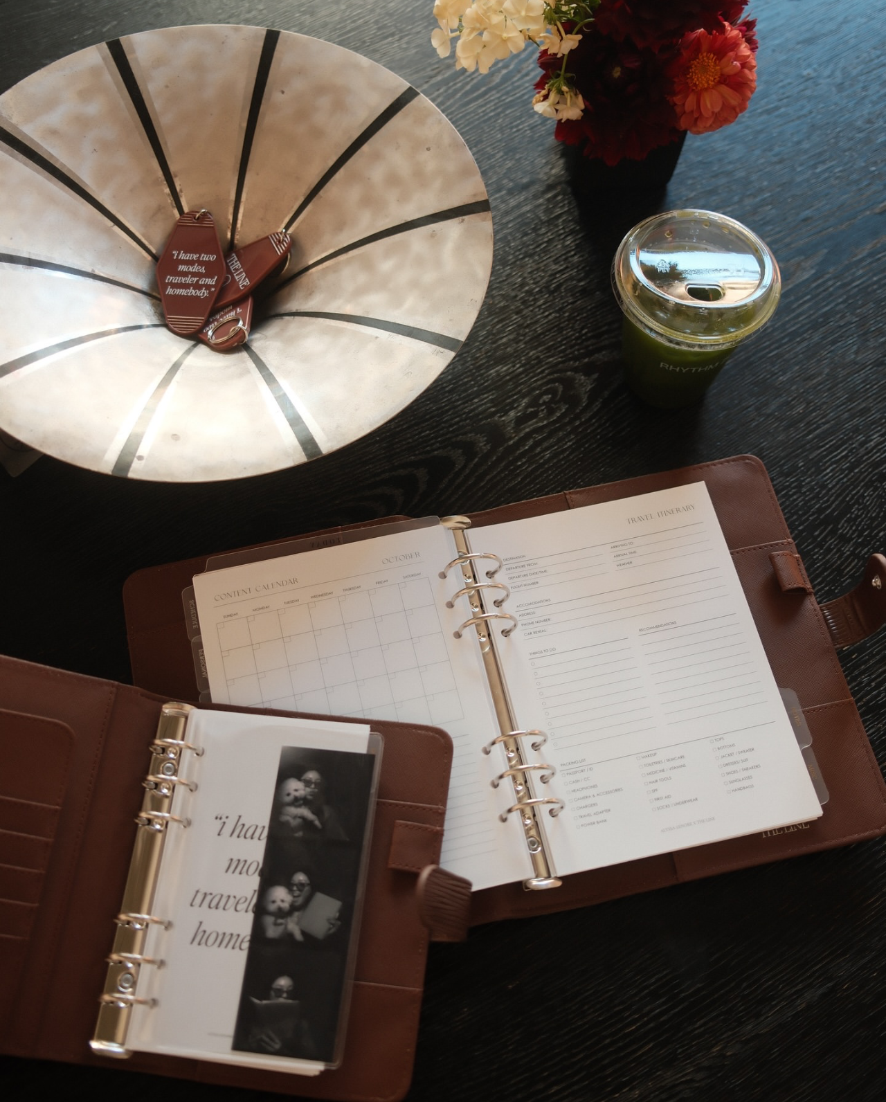 Alyssa Lenore x The Line Epi Leather Agenda | A5 size (6-Ring Planner)