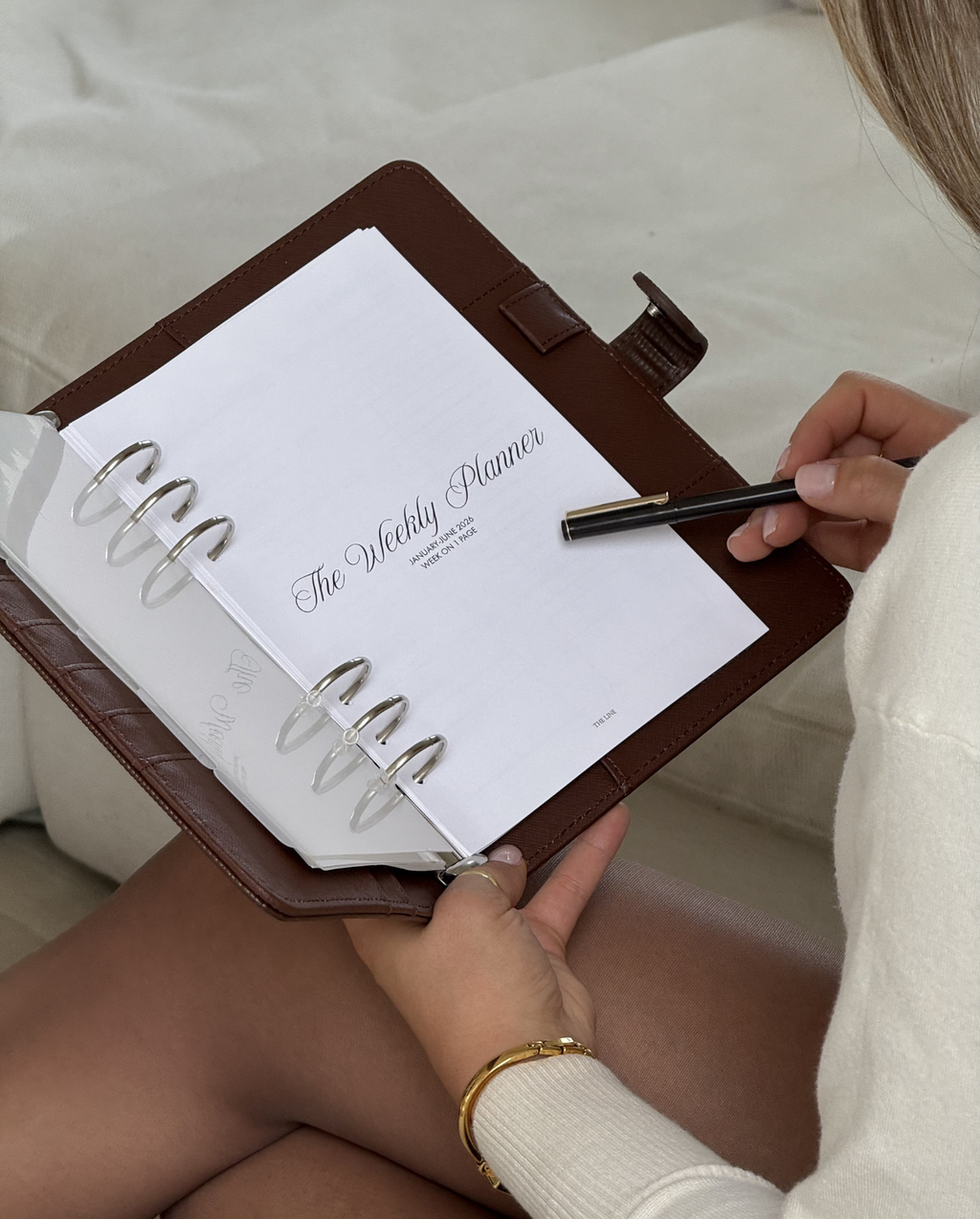 2026 Weekly Horizontal Planner Inserts (WO1P)