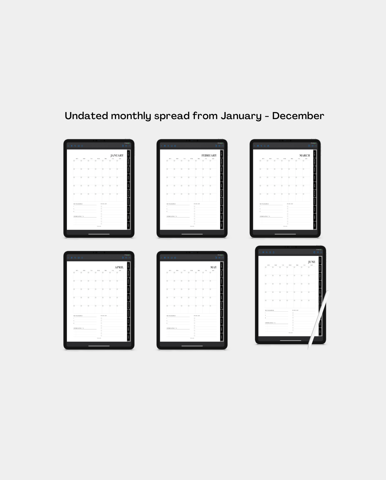 The Digital Planner | Instant Download