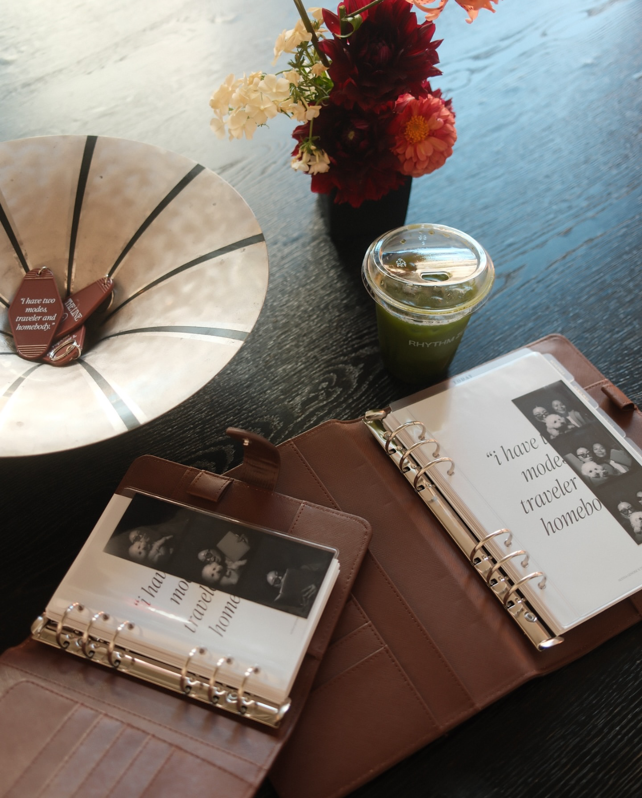 Alyssa Lenore x The Line Epi Leather Agenda | Personal size (6-Ring Planner)