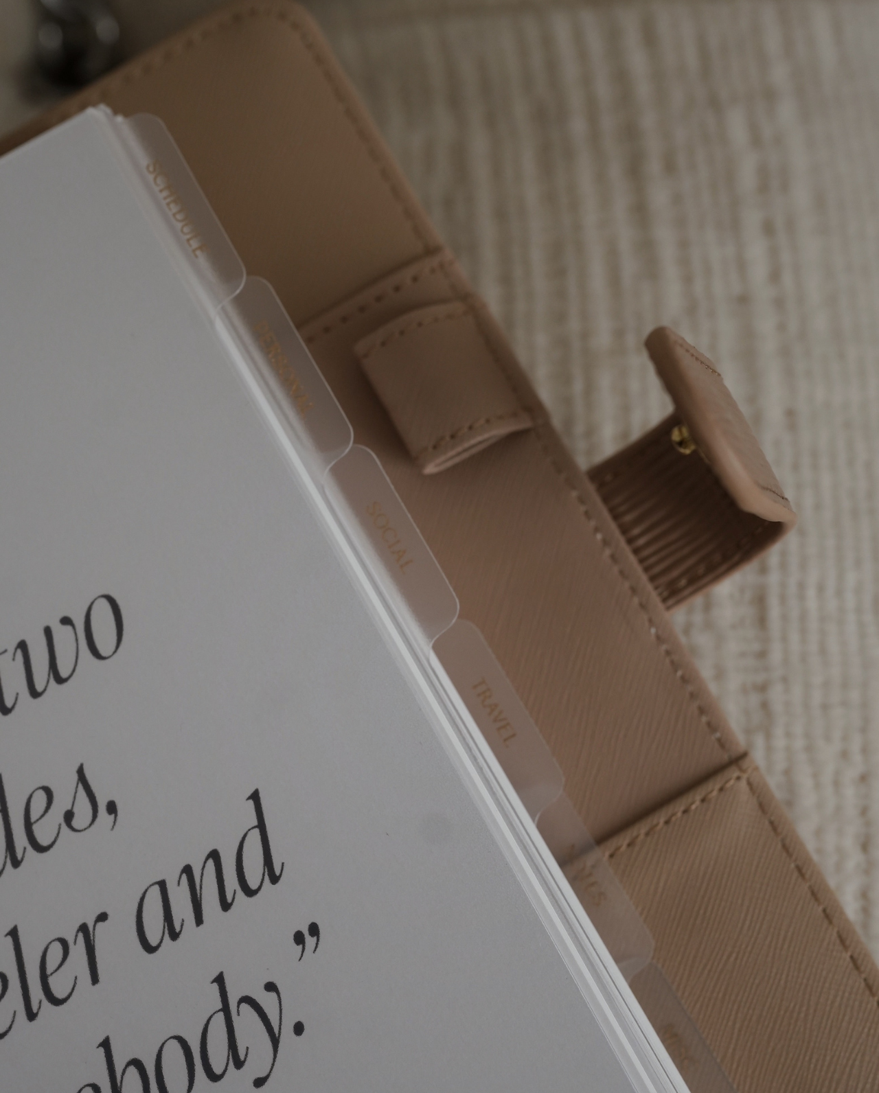 Six Side Tab Planner Dividers | Alyssa Lenore x The Line