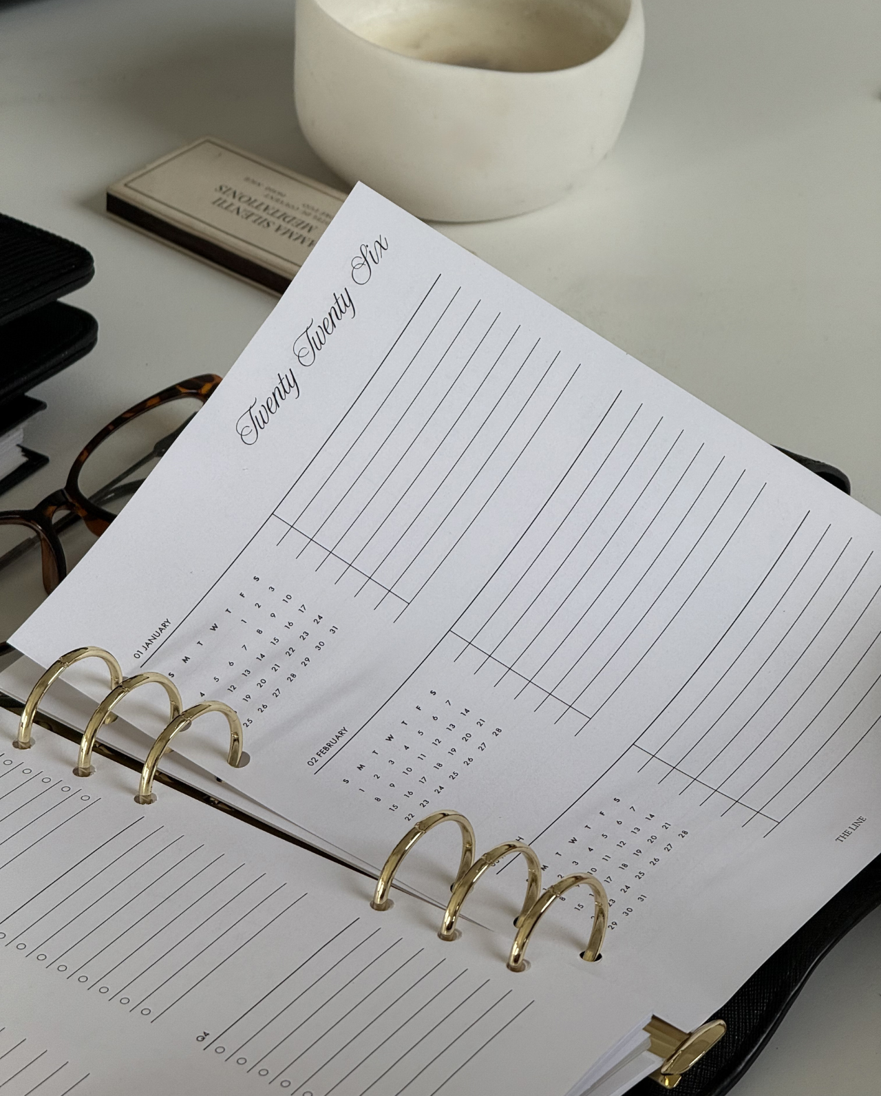 The Leather Agenda | A5 size (6-Ring Planner)