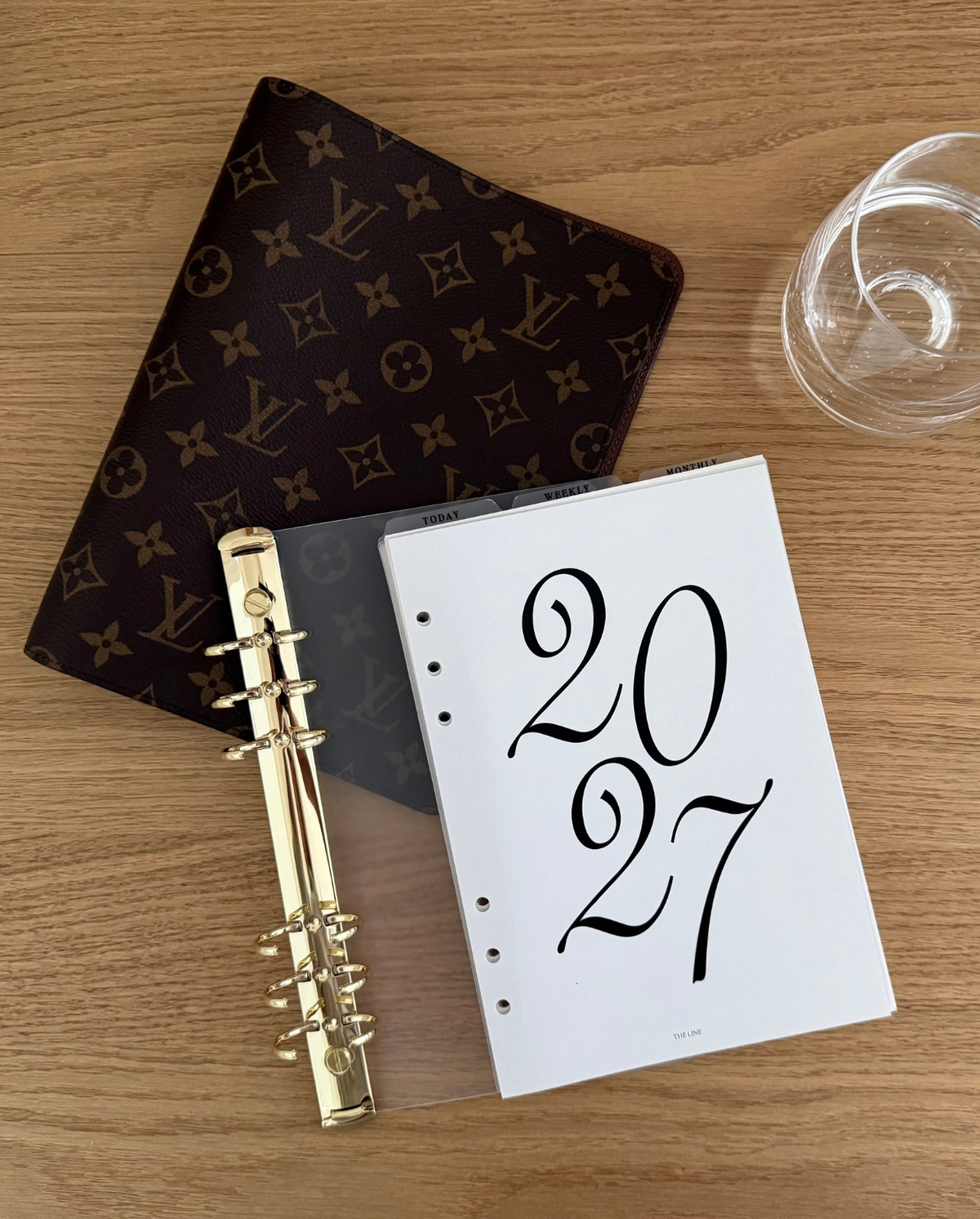 A5 6-Ring Binder Insert for Louis Vuitton Desk Agenda and Coach Notebook