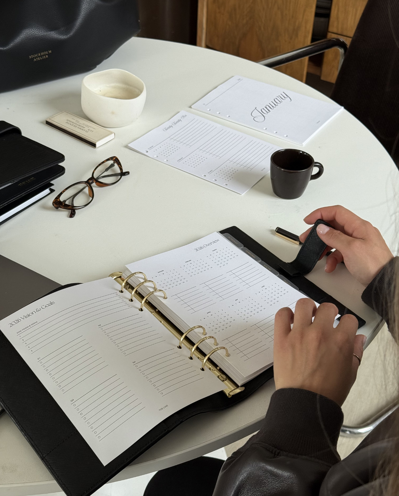 The Leather Agenda | A5 size (6-Ring Planner)