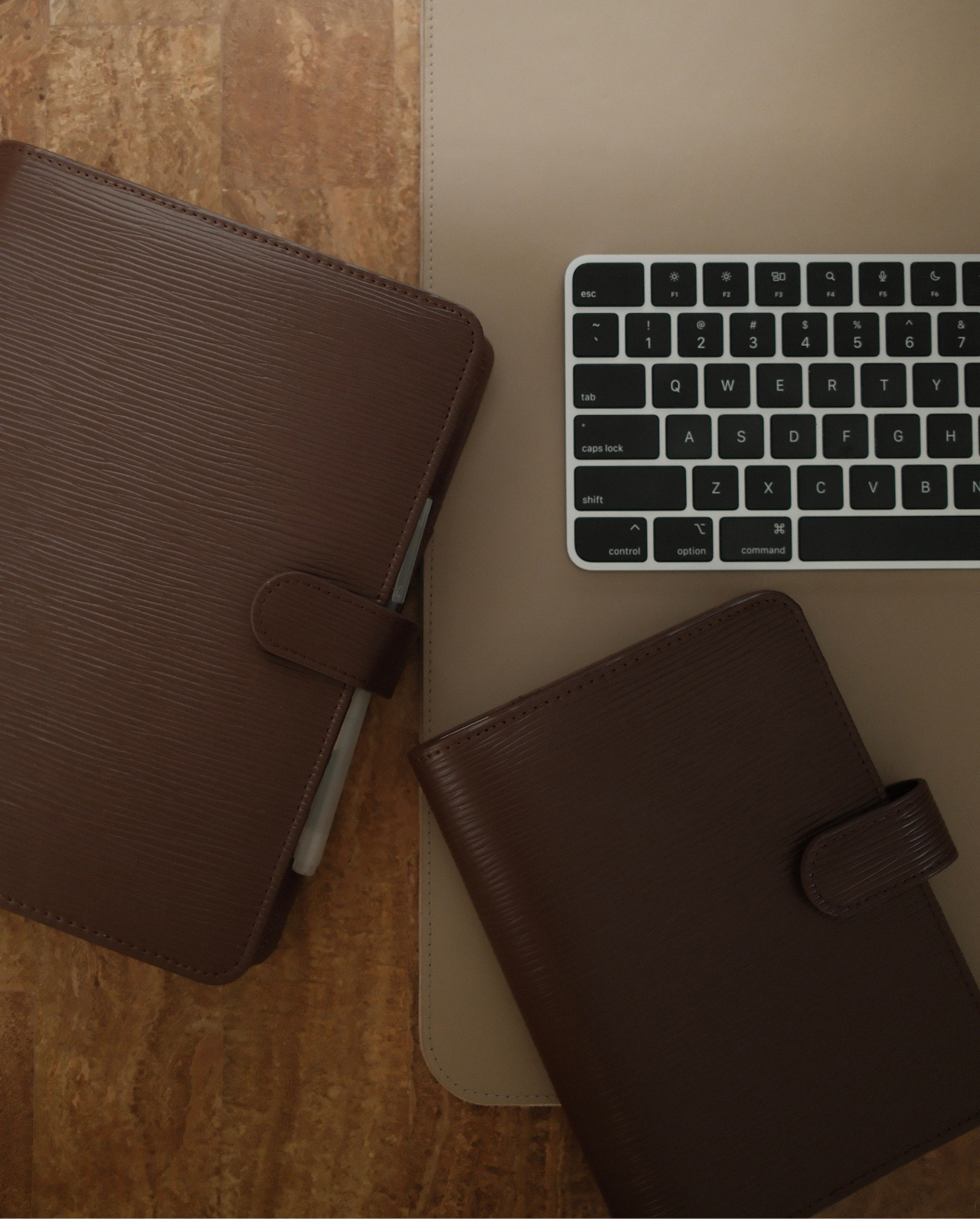 Alyssa Lenore x The Line Epi Leather Agenda | Personal size (6-Ring Planner)