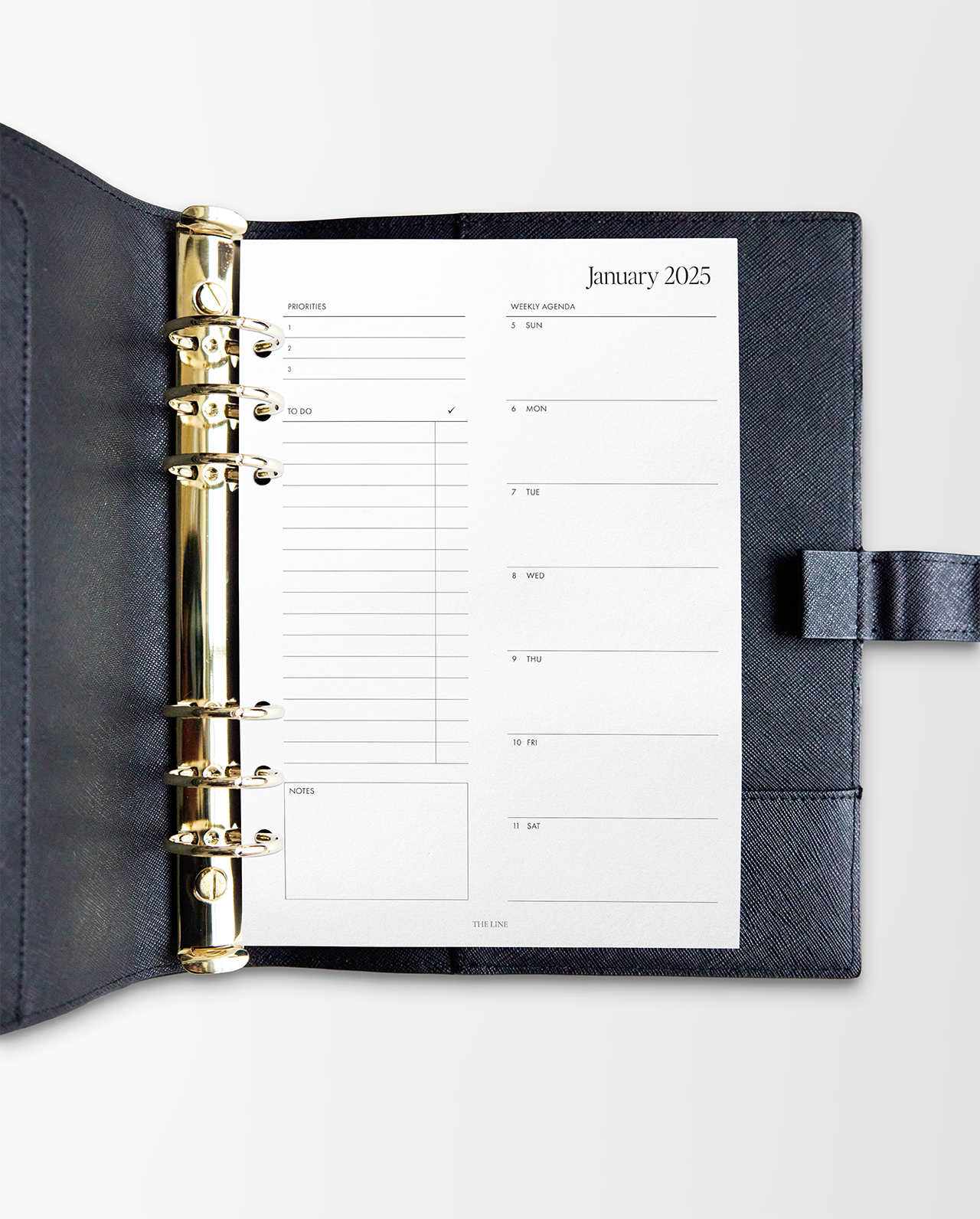 2025 Weekly Horizontal Planner Inserts (WO1P)