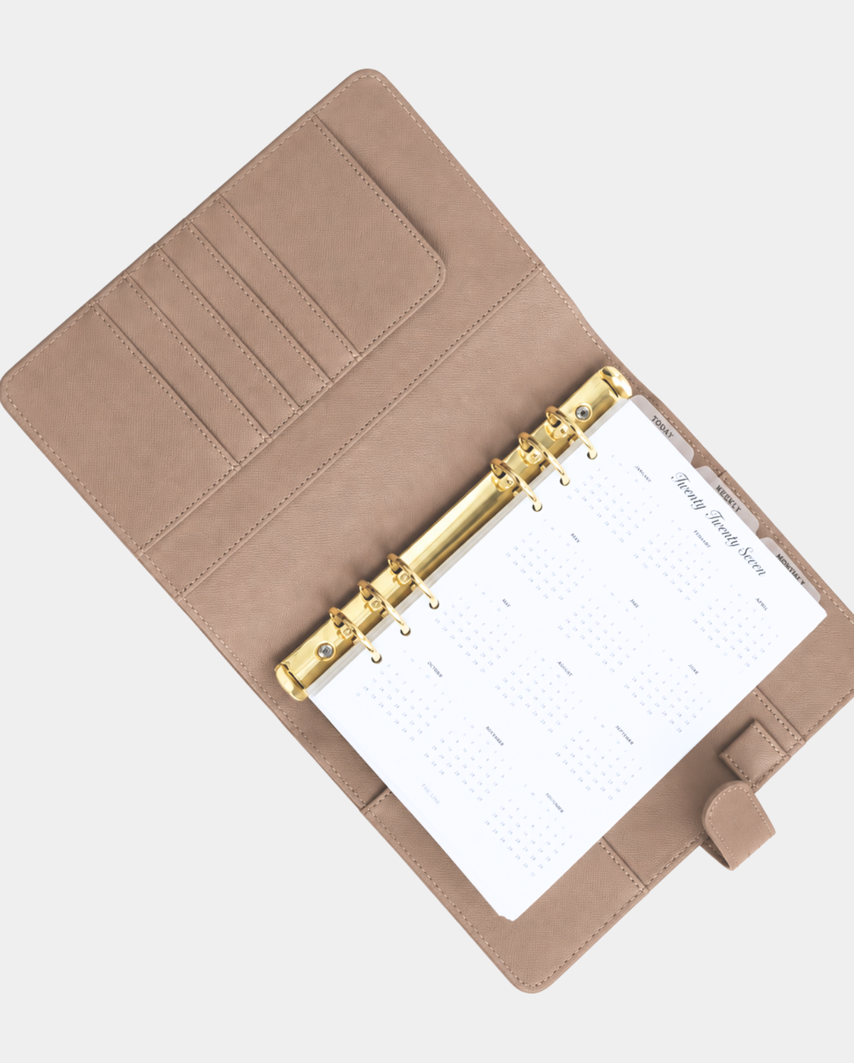 Alyssa Lenore x The Line Epi Leather Agenda | A5 size (6-Ring Planner)
