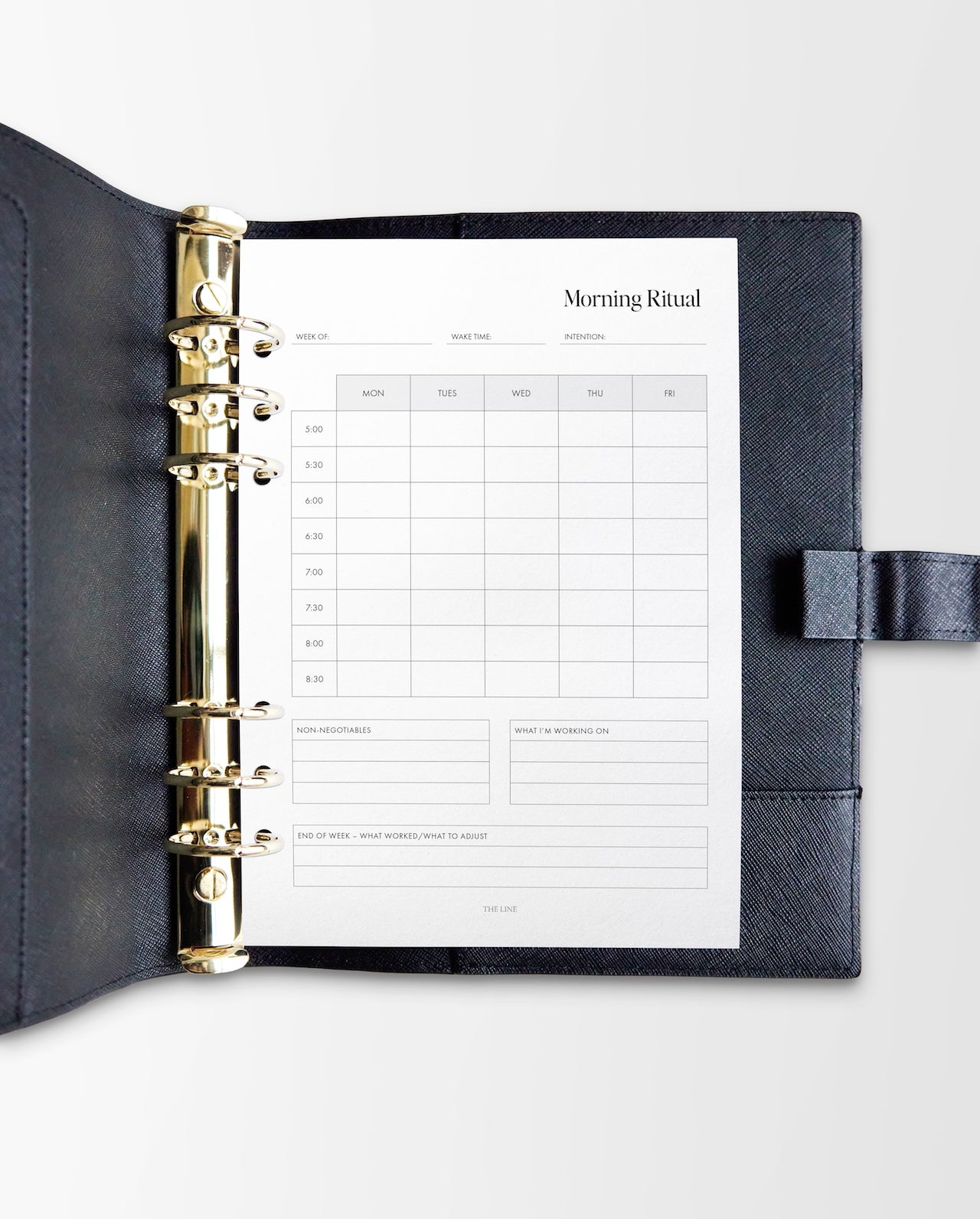 The Morning Routine Planner Inserts | Modern Collection