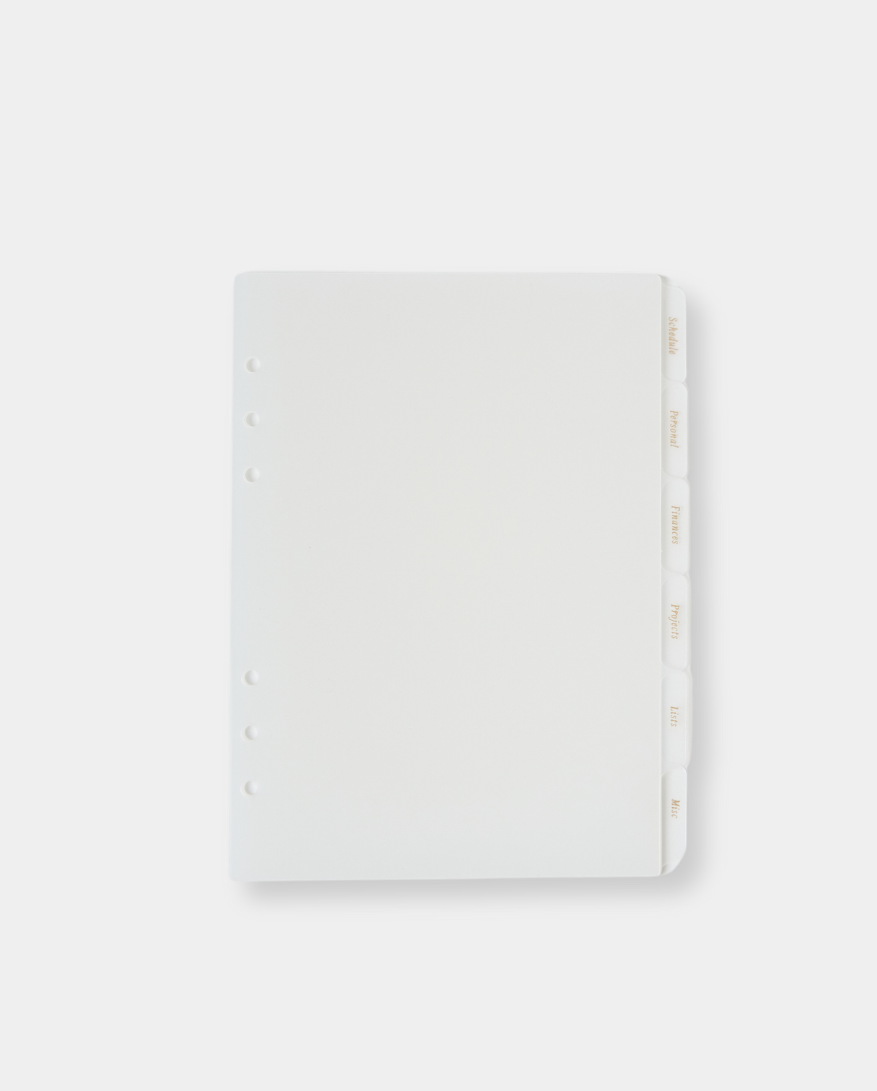 Classic Side Tab Planner Dividers (Set of 6)