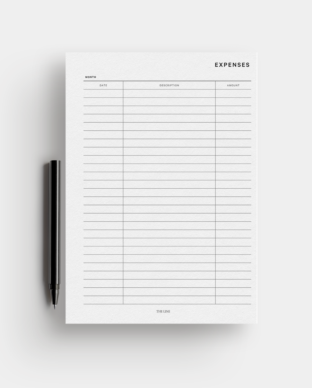 Classic Expense Tracker Planner Inserts