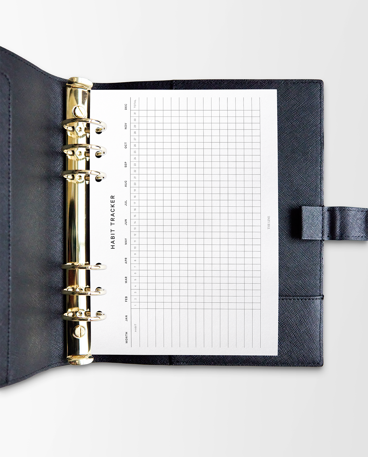 Classic Habit Tracker Planner Inserts