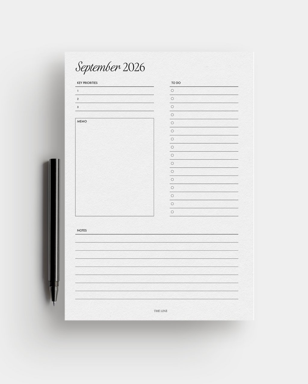 2027 Monthly Calendar & Detailed Planner Inserts (Mo2P)