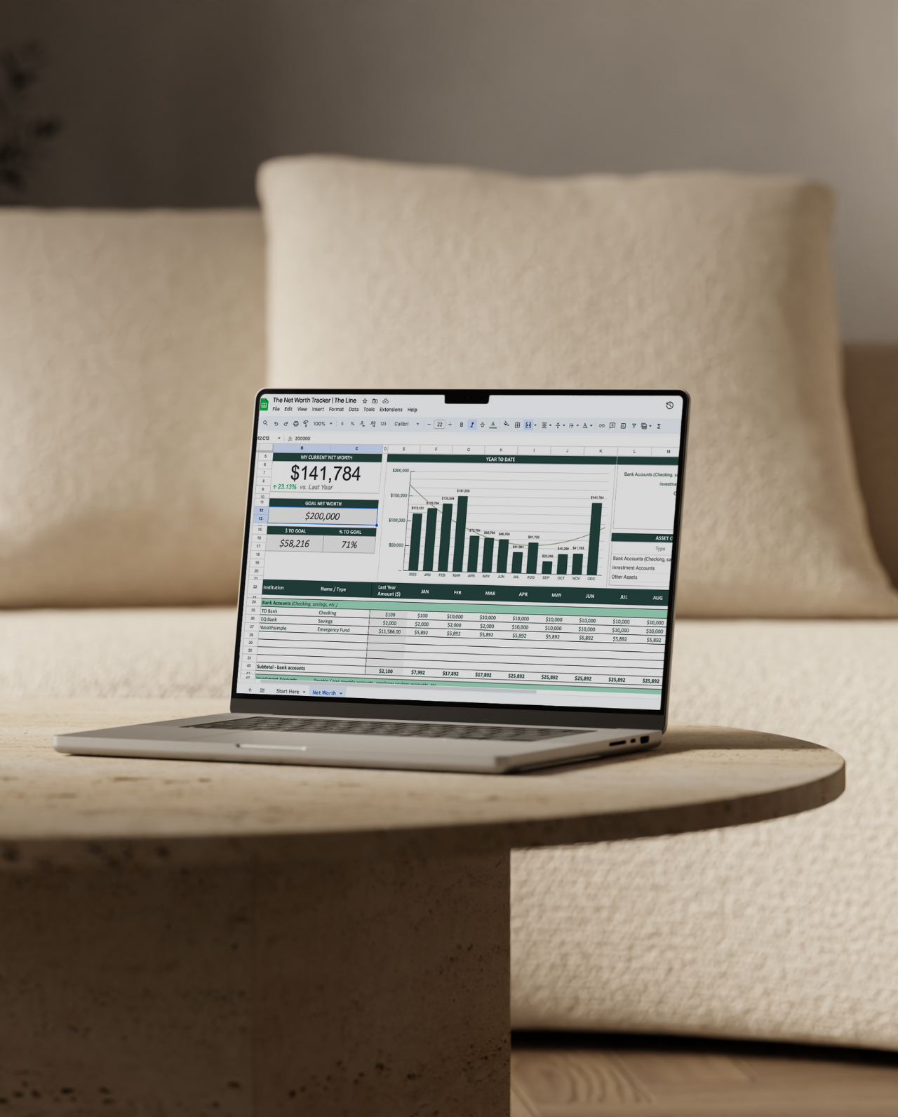 The Net Worth Tracker | Instant Download