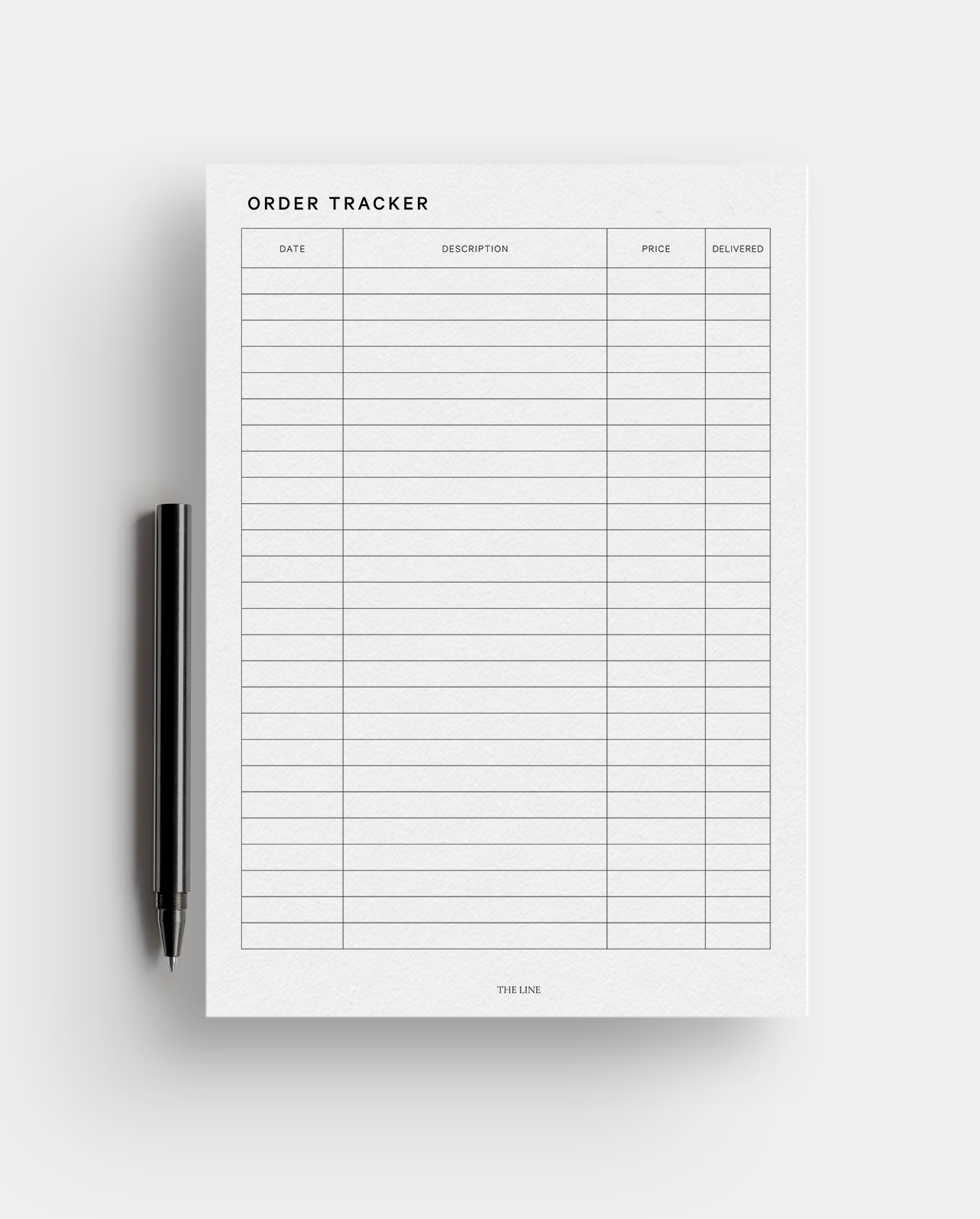 Classic Order Tracker Planner Inserts
