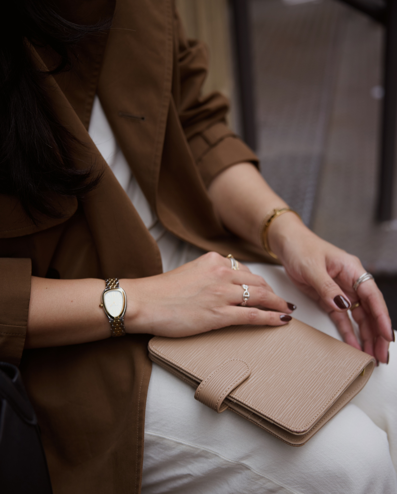 Alyssa Lenore x The Line Epi Leather Agenda | Personal size (6-Ring Planner)