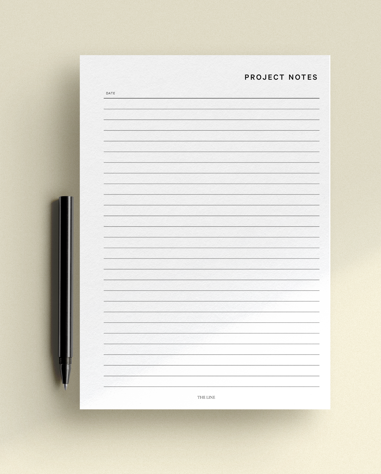 Classic Project Notes Planner Inserts – The Line