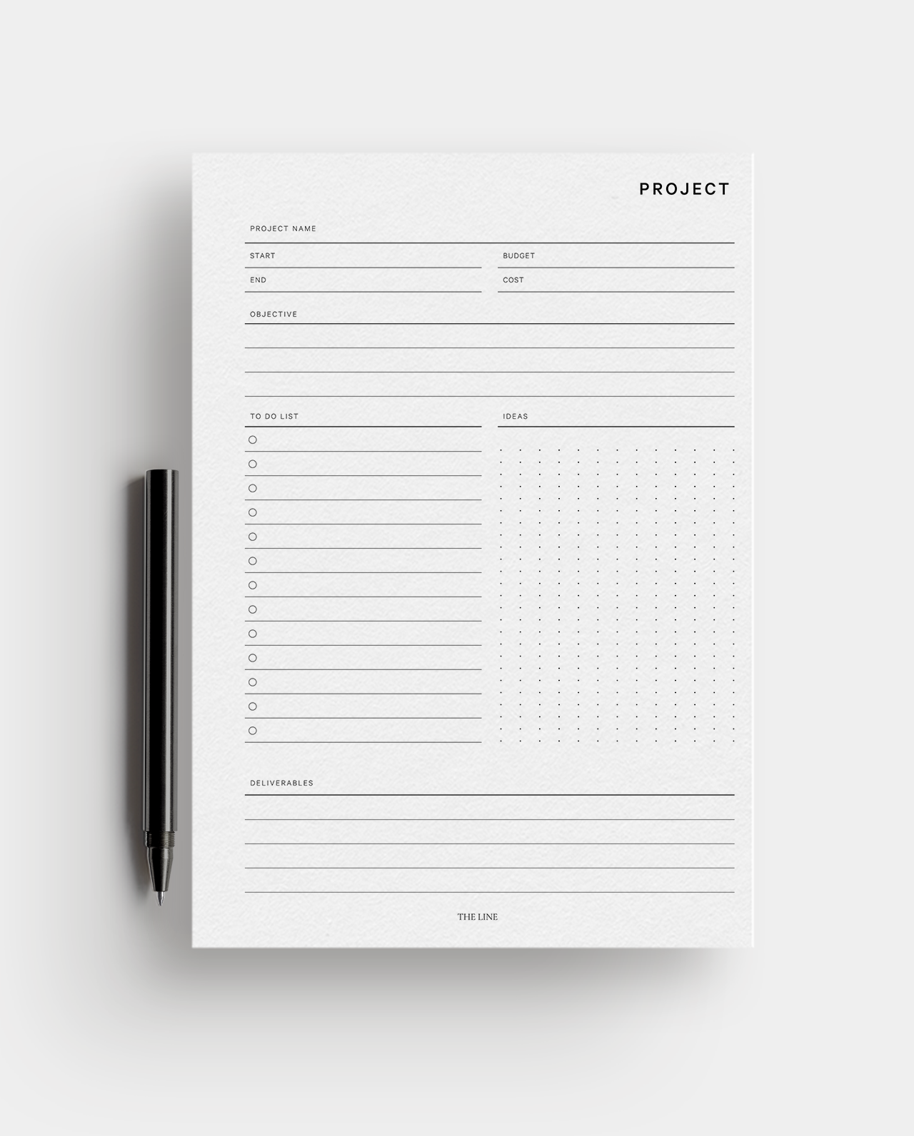 Classic Project Planner Inserts