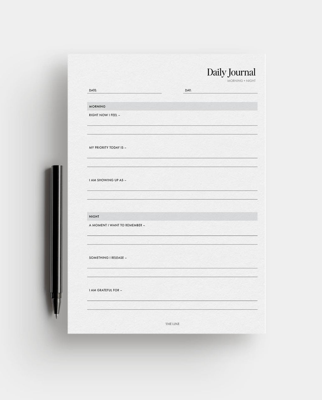 The Daily Journal Planner Inserts | Modern Collection