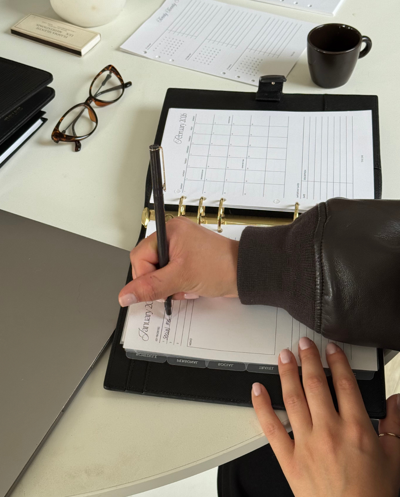 2026 Monthly Calendar & Detailed Planner Inserts (Mo2P)