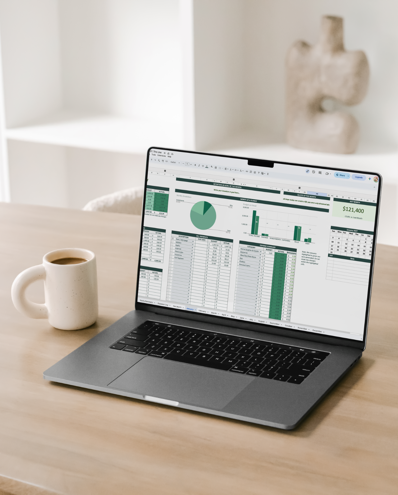 The All In One Budget Tracker | Instant Download