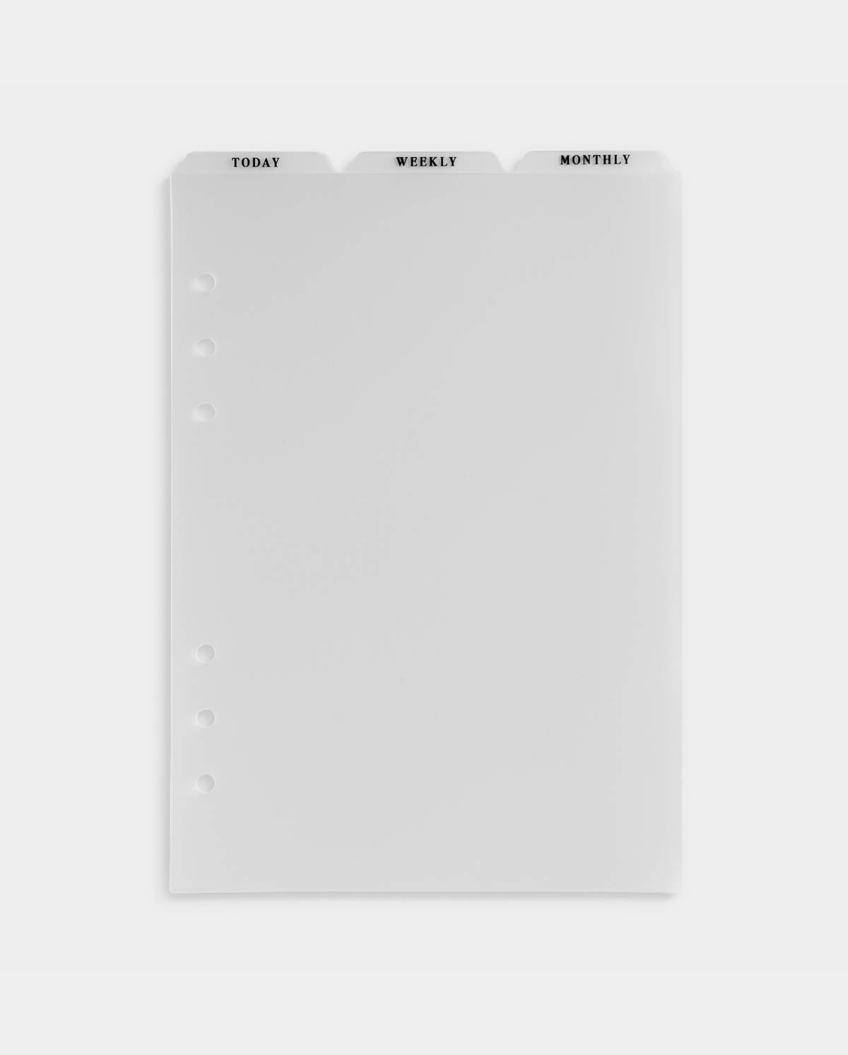 Classic 3 Tab Dividers | Daily, Weekly, Monthly
