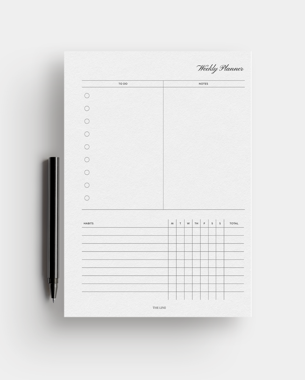 Essential Weekly Goals and Plans Planner Inserts