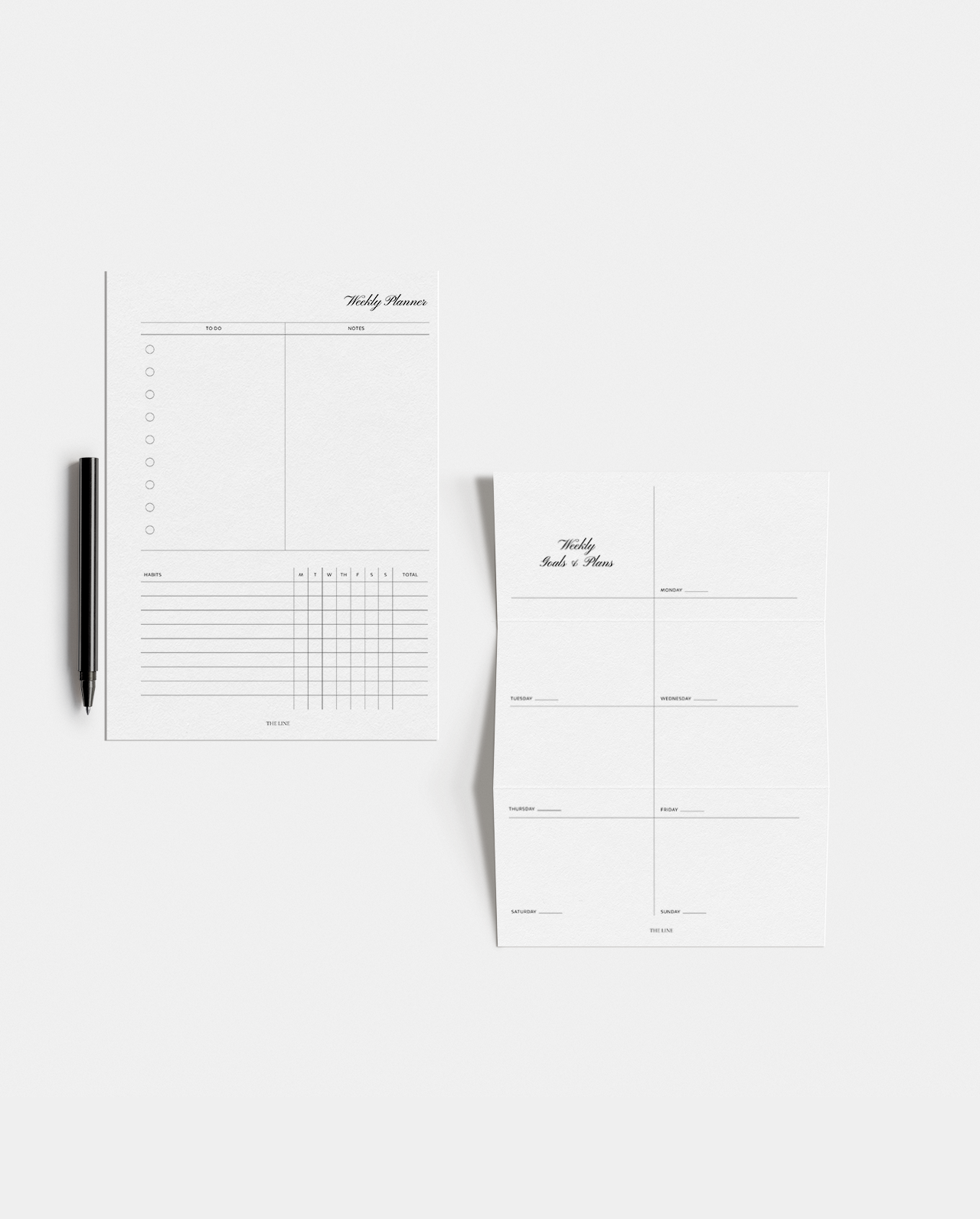 Essential Weekly Goals and Plans Planner Inserts