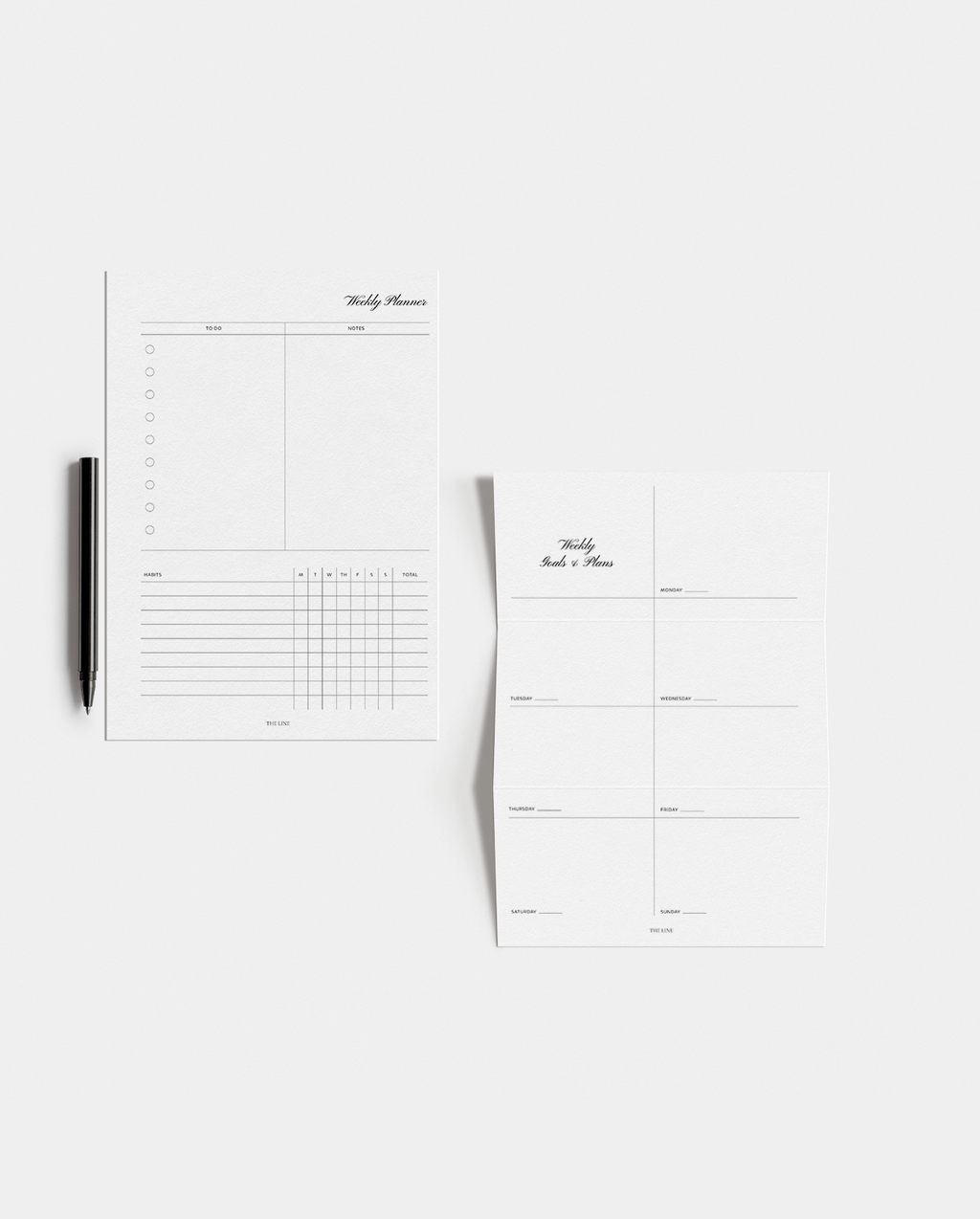 Essential Weekly Goals and Plans Planner Inserts