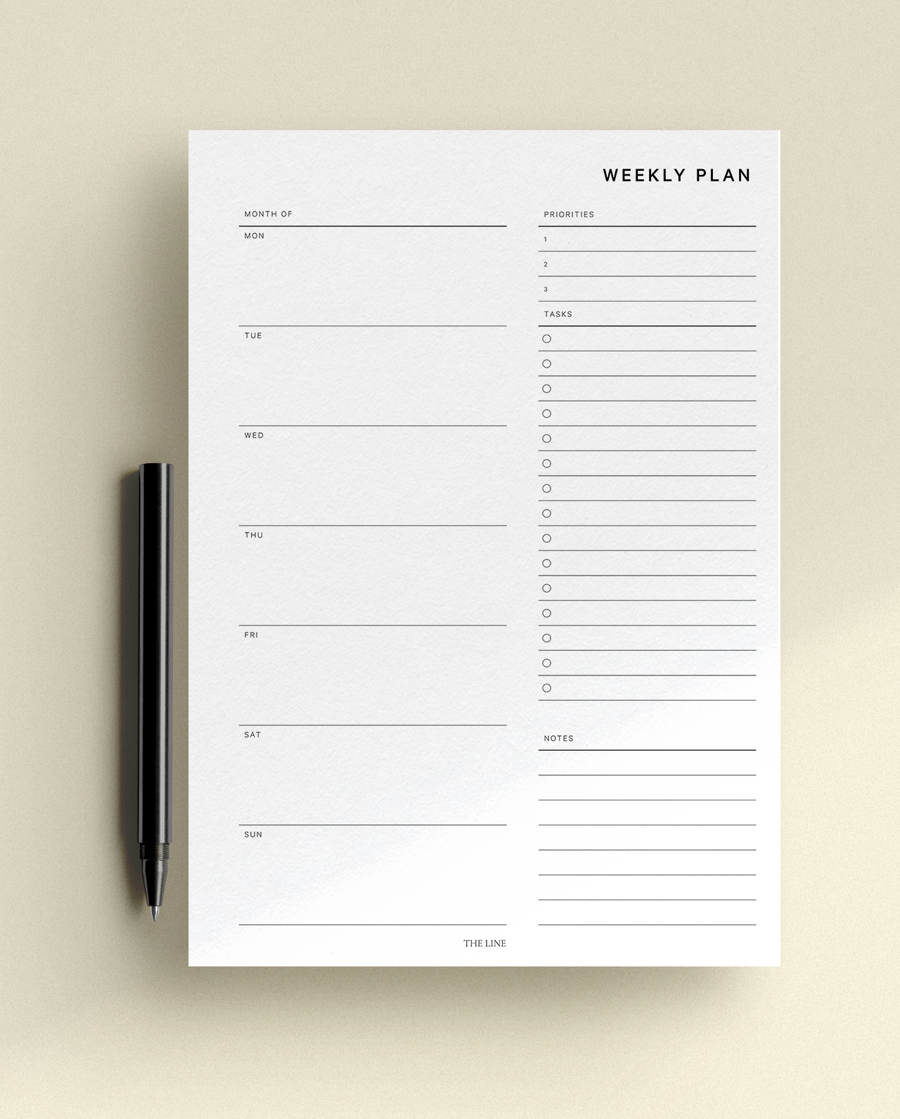  Pocket Size Daily Task Planner Insert, Sized and