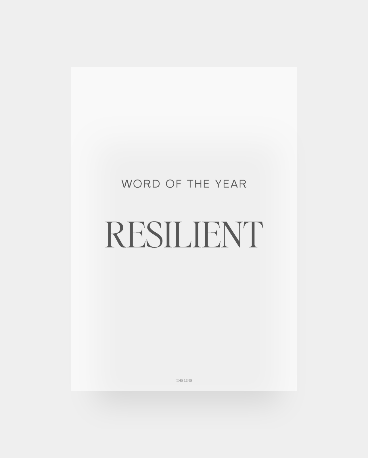 Custom 2025 Word of The Year Dashboard