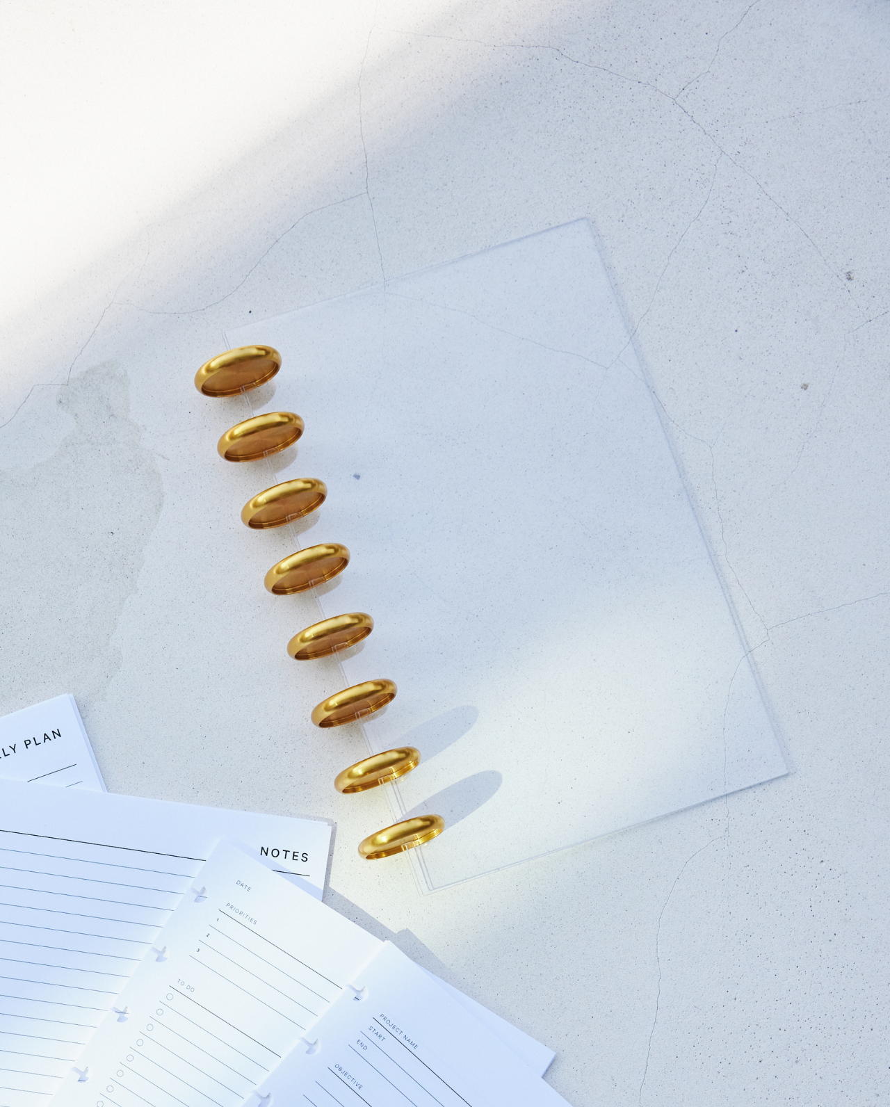 Transparent Discbound Notebook Cover (Set of 2)